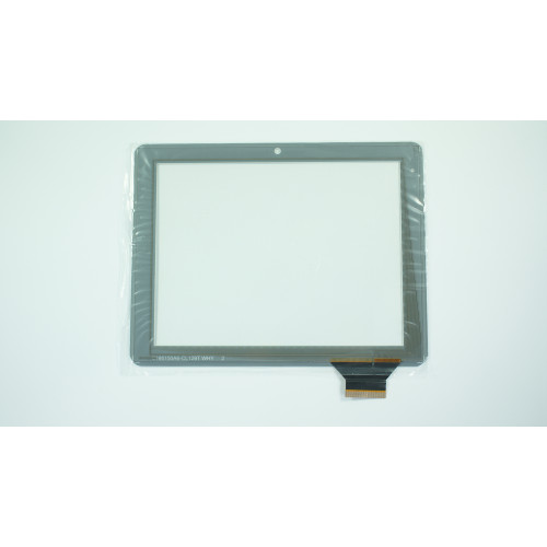 Тачскрін (сенсорне скло) для HOTATOUCH C233142A1-FPC701DR, 8, зовнішній розмір 194*149 мм, робочий розмір 161*122 мм, 52 pin, білий