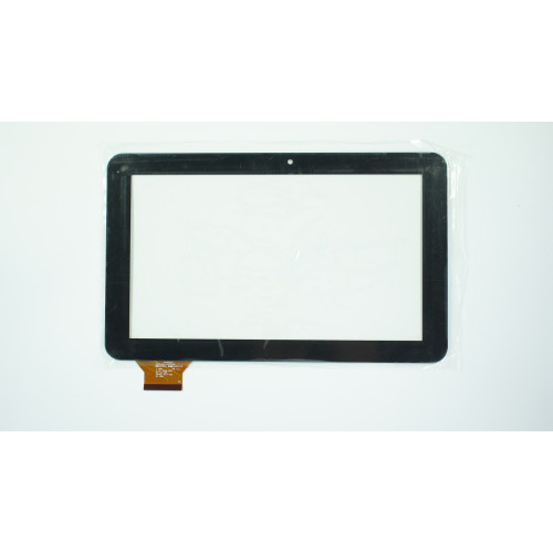 Тачскрін (сенсорне скло) для HOTATOUCH C233142A1-FPC701DR, 8, зовнішній розмір 194*149 мм, робочий розмір 161*122 мм, 52 pin, чорний
