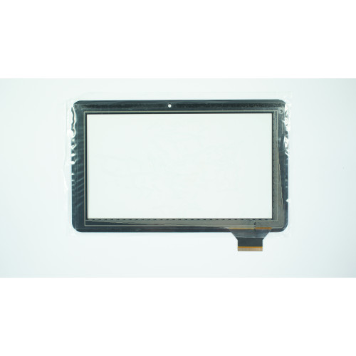 Тачскрін (сенсорне скло) для HOTATOUCH C233142A1-FPC701DR, 8, зовнішній розмір 194*149 мм, робочий розмір 161*122 мм, 52 pin, чорний