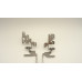 Петли для ноутбука HP PROBOOK 450 G0, 450 G1, 455 G1 (34.4YX02.001+34.4YX01.001) (левая+правая)