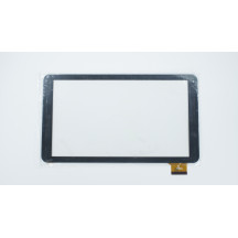 Тачскрін (сенсорне скло) HK10DR2496-V02, 10,1, зовнішній розмір 256х145 мм, робочий розмір 222х126 мм, 50 pin, чорний