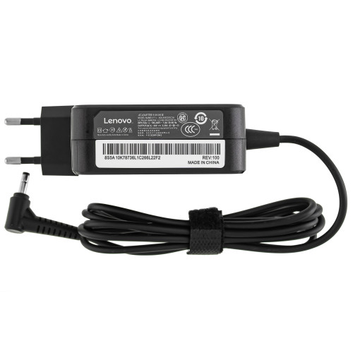 Блок живлення для ноутбука LENOVO 20V, 3.25A, 65W, 4.0*1.7mm, квадратный корпус, black