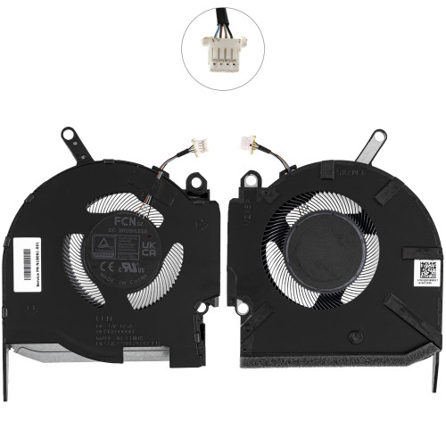 Оригинальный вентилятор для ноутбука HP Omen 16-K (CPU FAN), 5V, 60W, (Кулер)