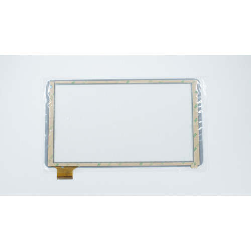 Тачскрін (сенсорне скло) HK10DR2496-V02, 10,1, зовнішній розмір 256х145 мм, робочий розмір 222х126 мм, 50 pin, білий