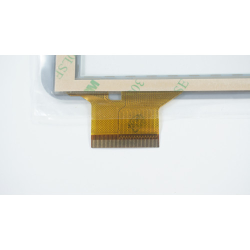 Тачскрін (сенсорне скло) HK10DR2496-V02, 10,1, зовнішній розмір 256х145 мм, робочий розмір 222х126 мм, 50 pin, білий