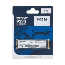 Жорсткий диск M.2 2280 SSD 1ТБ Patriot P320, P320P1TBM28, NVMe, PCI Express 3.0 x4, TLC, зап/чт. - 2200/3000 МБ/с (P320P1TBM28)