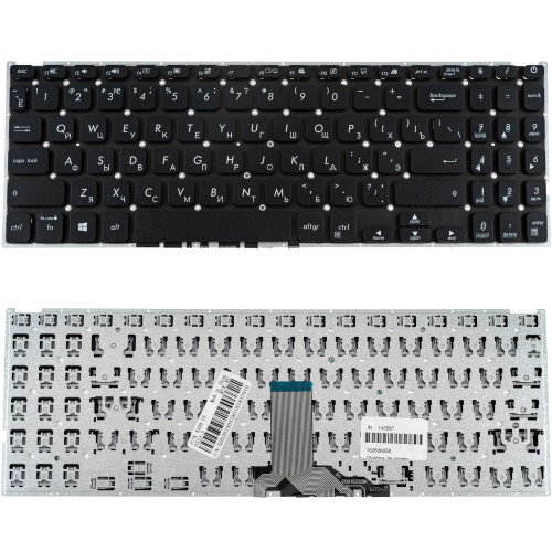 УЦЕНКА !  Клавіатура для ноутбука ASUS (X509 series) rus, black, без фрейма