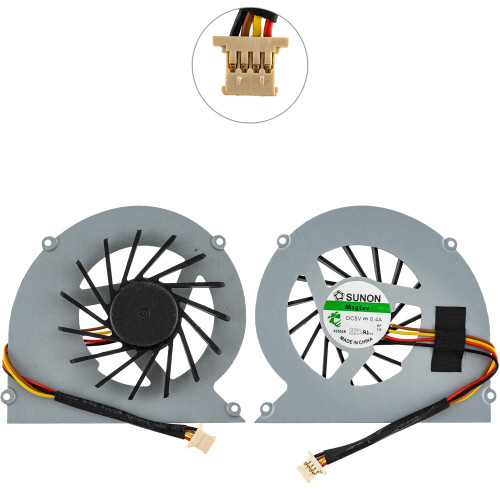 Вентилятор для ноутбука ACER ASPIRE 4830, 4830G, 4830T, 4830TG, 4pin (MG60090V1-C120-S99) (Кулер)