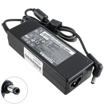 Блок питания для ноутбука TOSHIBA 19V, 3.95A, 75W, 5.5*2.5мм, L-образный разъём, black (без кабеля!)