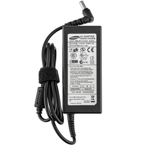Блок живлення для монітора Samsung 14V, 4.5A, 63W, 6.5*4.4мм+PIN, black (без кабеля!)(AD-6314T)