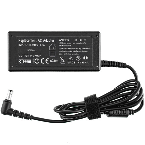 Блок живлення для монитора DELL 14V, 3A, 42W, 6.5*4.4мм+PIN,(Laptop Adapter) black (без кабелю!) (AD-4214N)