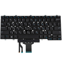 Клавиатура для ноутбука DELL (Latitude: E5450, E7450), rus, black, без фрейма, с джойстиком