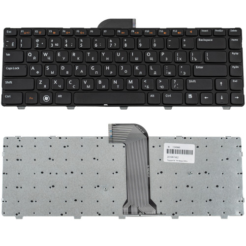 Клавіатура для ноутбука DELL (Inspiron: 3421, 5421, 5435, 5437) rus, black