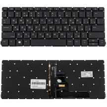 Клавиатура для ноутбука HP (EliteBook 630 G10) rus, black, без фрейма, подсветка клавиш