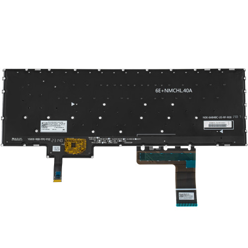 Клавиатура для ноутбука LENOVO (Legion: 5-16 series), ukr, dark gray, без фрейма, подсветка клавиш (RGB)