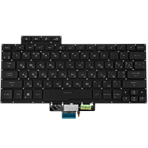 Клавіатура для ноутбука ASUS (GA401 series) ukr, black, без фрейму, підсвічування клавіш