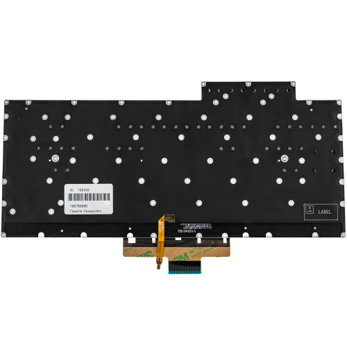 Клавиатура для ноутбука ASUS (GA401 series) ukr, black, без фрейма, подсветка клавиш