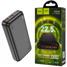 Універсальна мобільна батарея HOCO J101A Astute, 22.5W, 20000mAh, black (6931474782496)