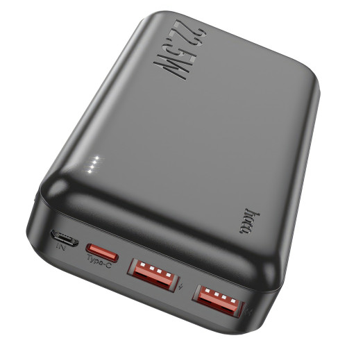 Универсальная мобильная батарея HOCO J101A Astute, 22.5W, 20000mAh, black (6931474782496)