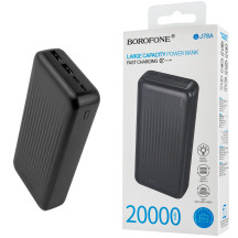 Універсальна мобільна BOROFONE BJ78A, Clever, 20000mAh, Black (6941991121494)