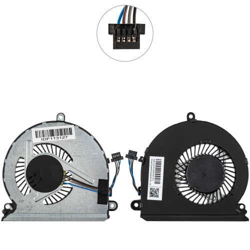 оригінальний вентилятор для ноутбука HP Pavilion 15-au000, DC 5V 0.5A, 4pin (FCN DFS531005PL0T) (Кулер)
