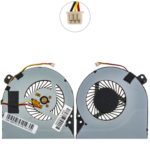 Оригінальний вентилятор для ноутбука ASUS X550DP, DC 5V 0.5A, 3pin (BRUSHLESS DFS531105MC0T, 13NB01N1AM0102) (Кулер)