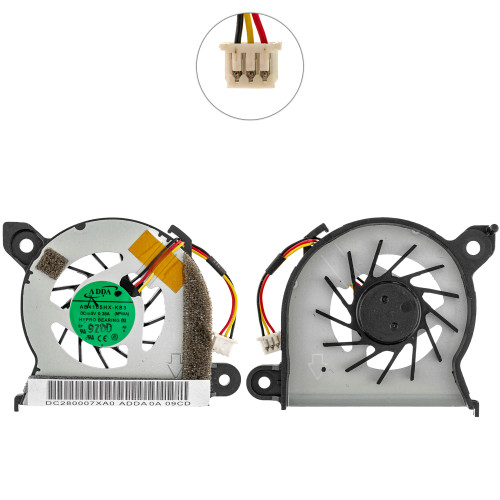 Оригінальний вентилятор для ноутбука TOSHIBA NB300, NB305, DC 5V 0.35A, 3pin (ADDA AB4105HX-KB3) (Кулер)