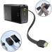 Универсальная мобильная батарея Baseus EnerFill FC51 Bipow 2 Pro, Digital Display, with Built-in Cable, 30000mAh, 22.5W, Cosmic Black (E0028100)