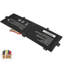 Батарея для ноутбука Prestigio U3285131P-2S 10P-9Lines (SmartBook 141 C4), короткий (5см) кабель, 7.6V 5000mAh Black