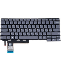 Клавиатура для ноутбука LENOVO (Slim 5 14APH8) rus, black, без фрейма, подсветка клавиш