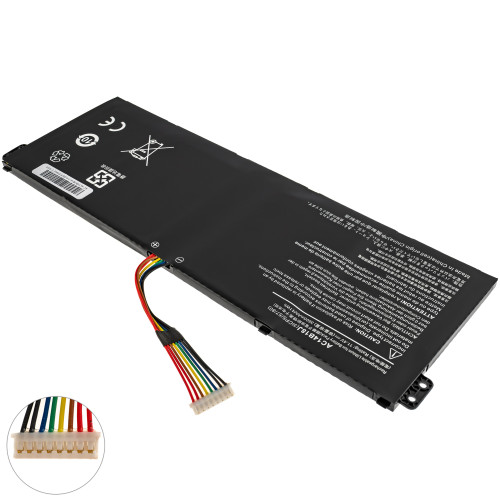 Батарея для ноутбука ACER AC14B18J (Aspire: ES1-511, ES1-512, ES1-523, ES1-524, ES1-533) 11.4V 3600mAh Black