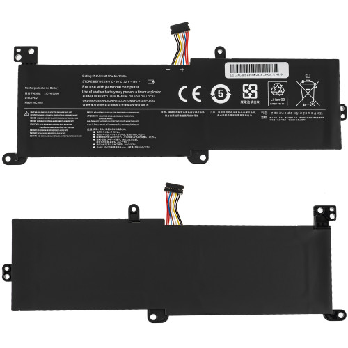 Батарея для ноутбука LENOVO L16C2PB2 (IdeaPad: 320-15IAP, 320-15ISK, 320-15IKB) 7.5V 4100mAh 31Wh Black