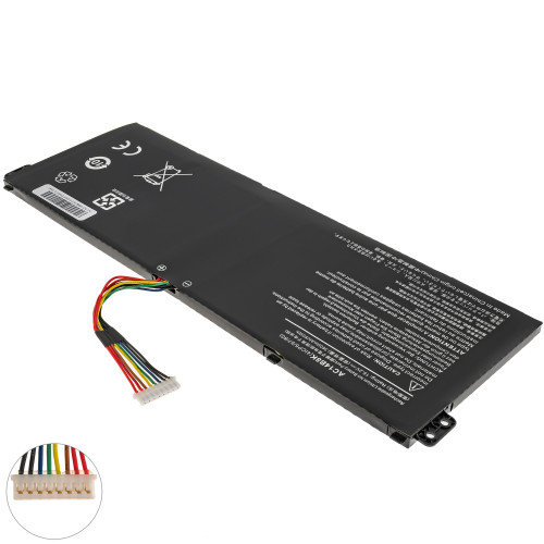 Батарея для ноутбука ACER AC14B8K (Aspire: E5-771, ES1-511, V3-371 series) 15.2V 3600mAh, Black