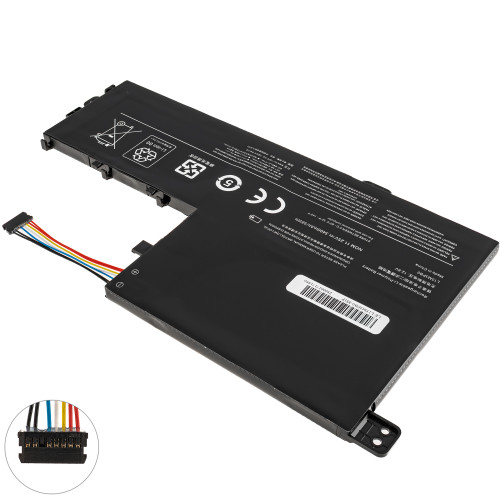 Батарея для ноутбука LENOVO L15M3PB0 (СМОТРЕТЬ КРЕПЛЕНИЯ! IdeaPad: 320S-14IKB, 330S-15IKB) 11.25V 3400mAh Black