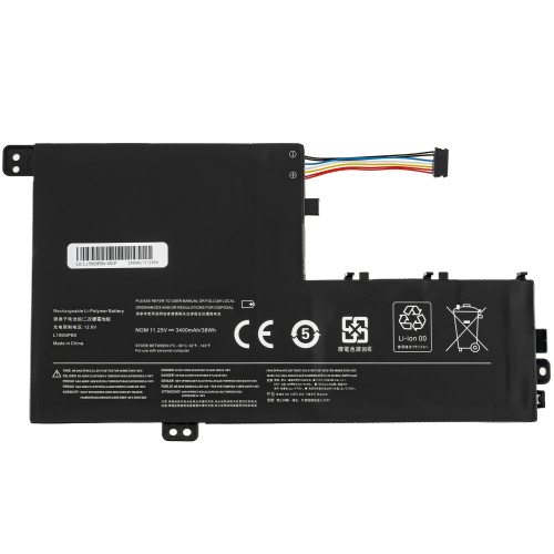 Батарея для ноутбука LENOVO L15M3PB0 (СМОТРЕТЬ КРЕПЛЕНИЯ! IdeaPad: 320S-14IKB, 330S-15IKB) 11.25V 3400mAh Black