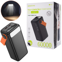 Універсальна мобільна батарея BOROFONE BJ66B Magnifico, 22.5W+PD20W, 60000mAh, Black (6941991115165)