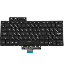 Клавиатура для ноутбука ASUS (GA401 series) rus, black, без фрейма, подсветка клавиш