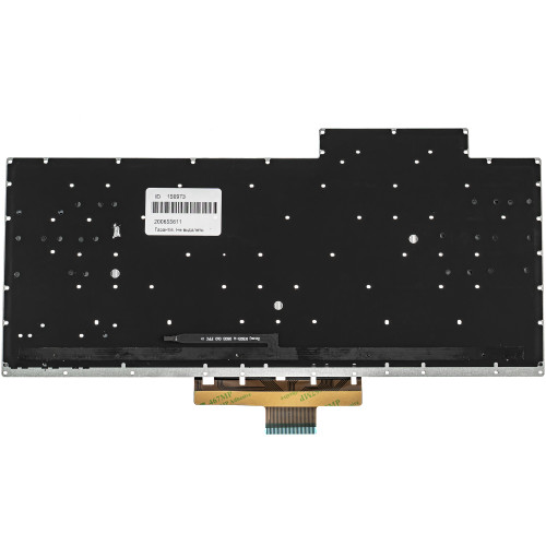 Клавіатура для ноутбука ASUS (GA401 series) rus, black, без фрейму, підсвічування клавіш
