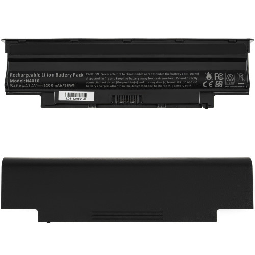Батарея для ноутбука DELL J1KND (Inspiron 13R(N3010), 14R(N4010, N4110), 15R(N5010, N5110), 17R(N7010), M4040, M4110, M5010, M5040, M5110, Vostro 3450, 3550, 3555, 1440, 1450, 1550) 11.1V 5200mAh Black