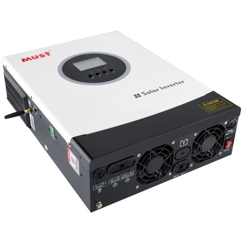 Гібридний інвертор MUST PV18-4024PREM 4 кВт, 24V, 170-280V, MPPT (100А, 60-360 Vdc), 8 кг