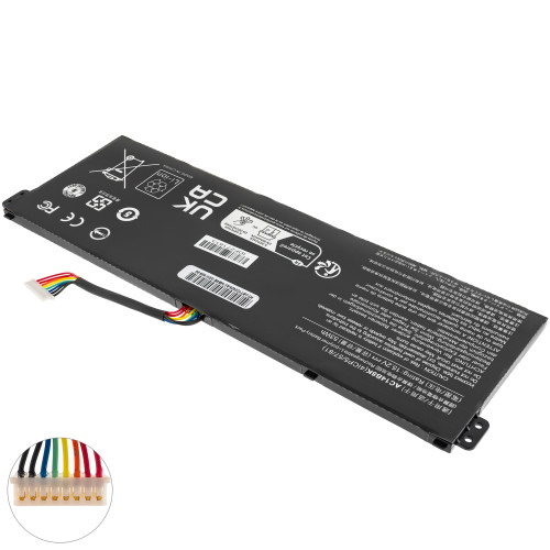 Батарея для ноутбука ACER AC14B8K (Aspire: E5-771, ES1-511, V3-371 series) 15.2V 3485mAh 53Wh, Black