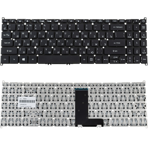 Клавіатура для ноутбука ACER (SW: SF315-51) rus, black, без фрейма (оригінал)