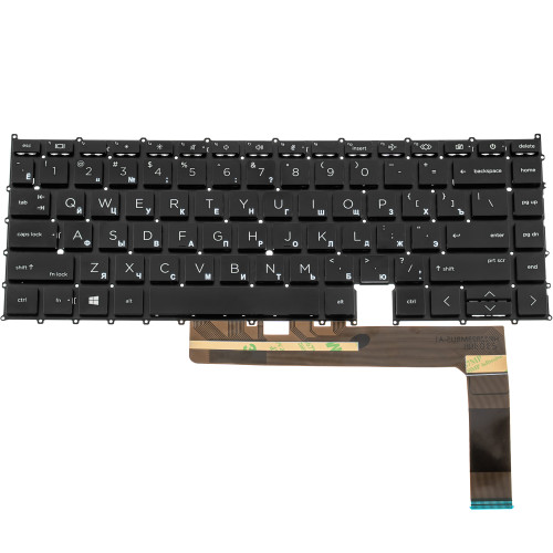 Клавиатура для ноутбука HP (EliteBook X360: 1040 G8) rus, black, без фрейма