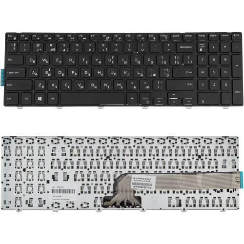 Клавиатура для ноутбука DELL (Inspiron: 3541, 3542, 3543, 5542, 5545, 5547) ukr, black