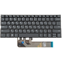 Клавіатура для ноутбука LENOVO (ThinkBook: 13s, 14s) rus, dark gray, без кадру