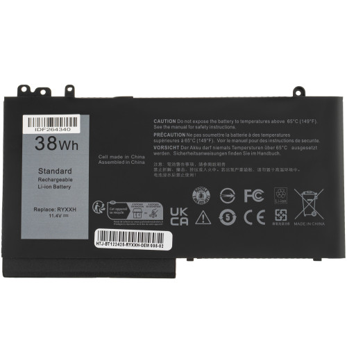 Батарея для ноутбука DELL RYXXH (Смотреть фото!!!) (Latitude E5250, E5450, E5550) 11.1V 3900mAh Black