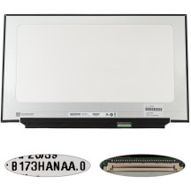 Матриця 17.3 B173HANAA.0 (1920*1080, 40pin(eDP, IPS, 144HZ, 250cd/m2, 45% NTSC), LED, SLIM(без планок та вушок), матова, роз'єм справа внизу)