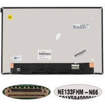 Матриця 13.3 NE133FHM-N66 (1920*1080, 30pin(eDP), LED, SLIM(без дод. панелі), матова, роз'єм праворуч знизу) для ноутбука (renew)