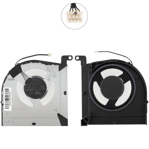 Оригинальный вентилятор для ноутбука Lenovo (Legion Slim 5 16IRH8), 12V, CPU FAN (8 мм)