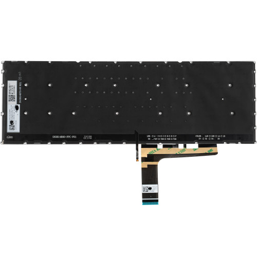 Клавіатура для ноутбука LENOVO (Yoga Pro 9 16IRP8) rus, dark blue, без кадру, підсвічування клавіш